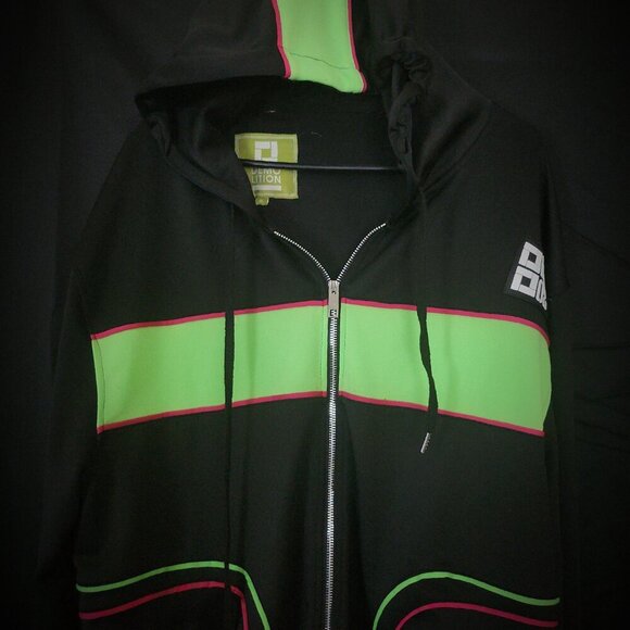 Demolition Medium Multicolor Jacket A STUNNER Pink And Green - Picture 8 of 12